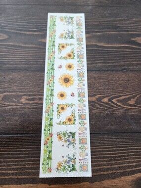 Sticker Border Sunflower Cultivate Love PSX Scrapbooking Vintage Retired #21